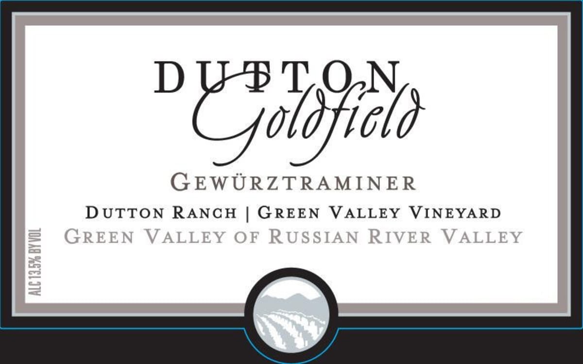 Dutton-Goldfield Dutton Ranch Green Valley Vineyard Gewurztraminer 2013 Front Label