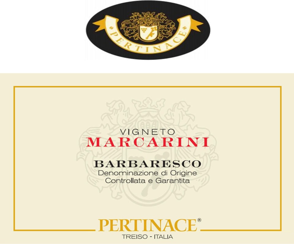 Pertinace Vigneto Marcarini Barbaresco 2010 Front Label