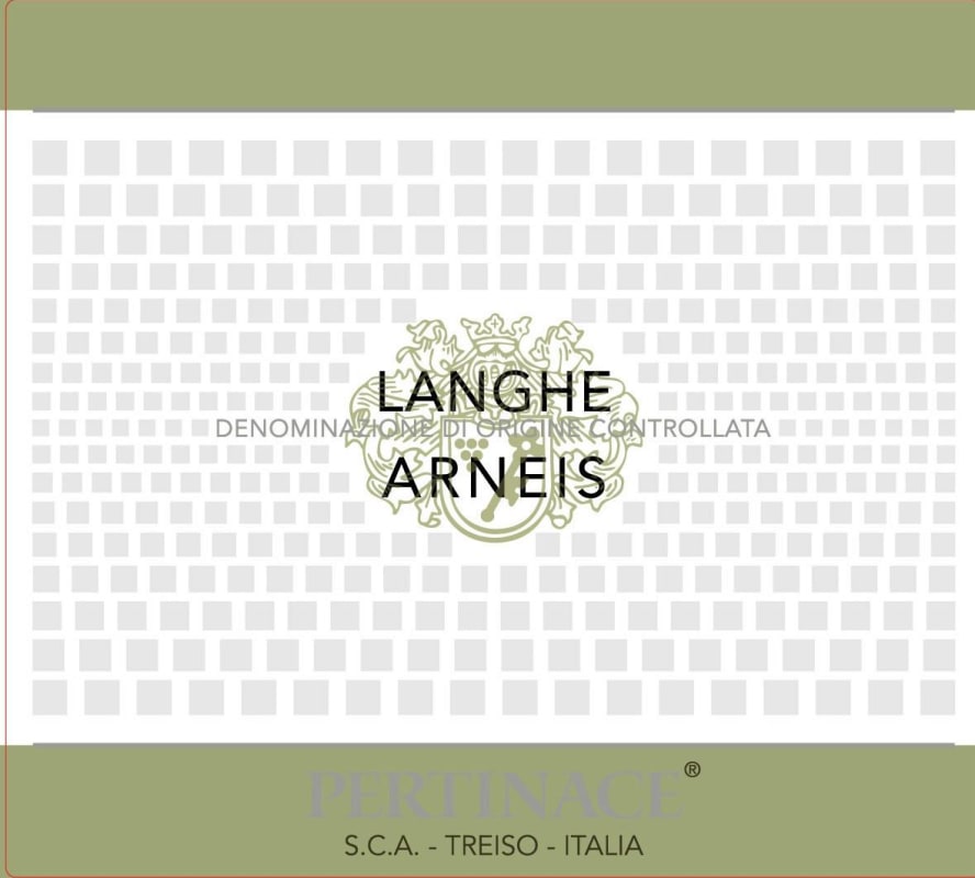 Pertinace Arneis 2013 Front Label