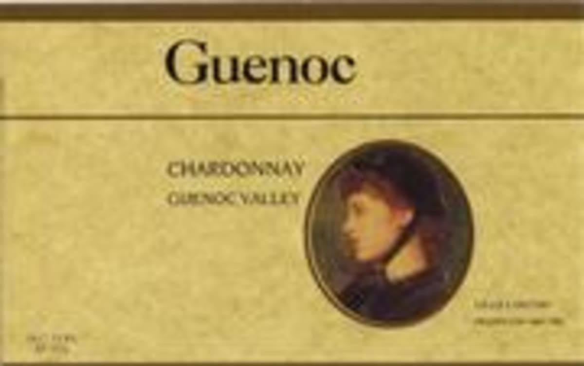 Guenoc North Coast Chardonnay 1998 Front Label