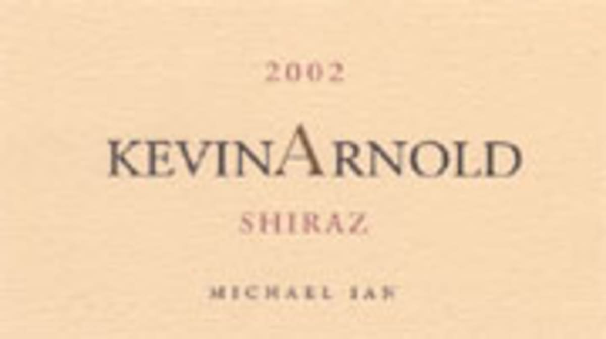 Waterford Kevin Arnold Shiraz, Michael Ian 2002 Front Label