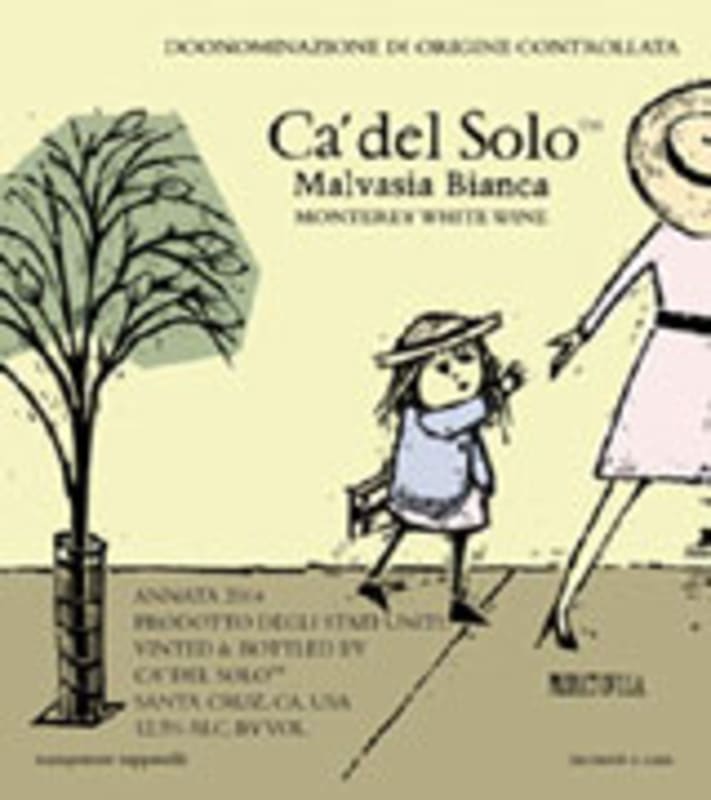 Bonny Doon Ca del Solo Malvasia Bianca 2004 Front Label