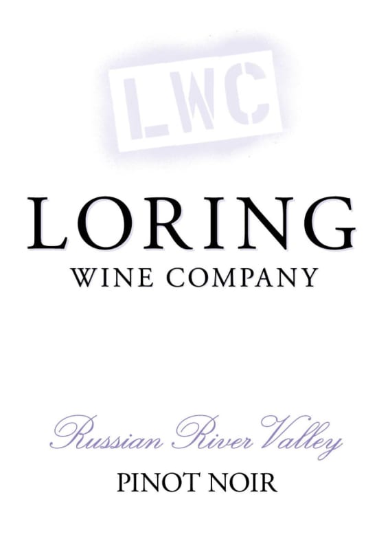 Loring Wine Company Russian River Valley Pinot Noir 2015 Front Label