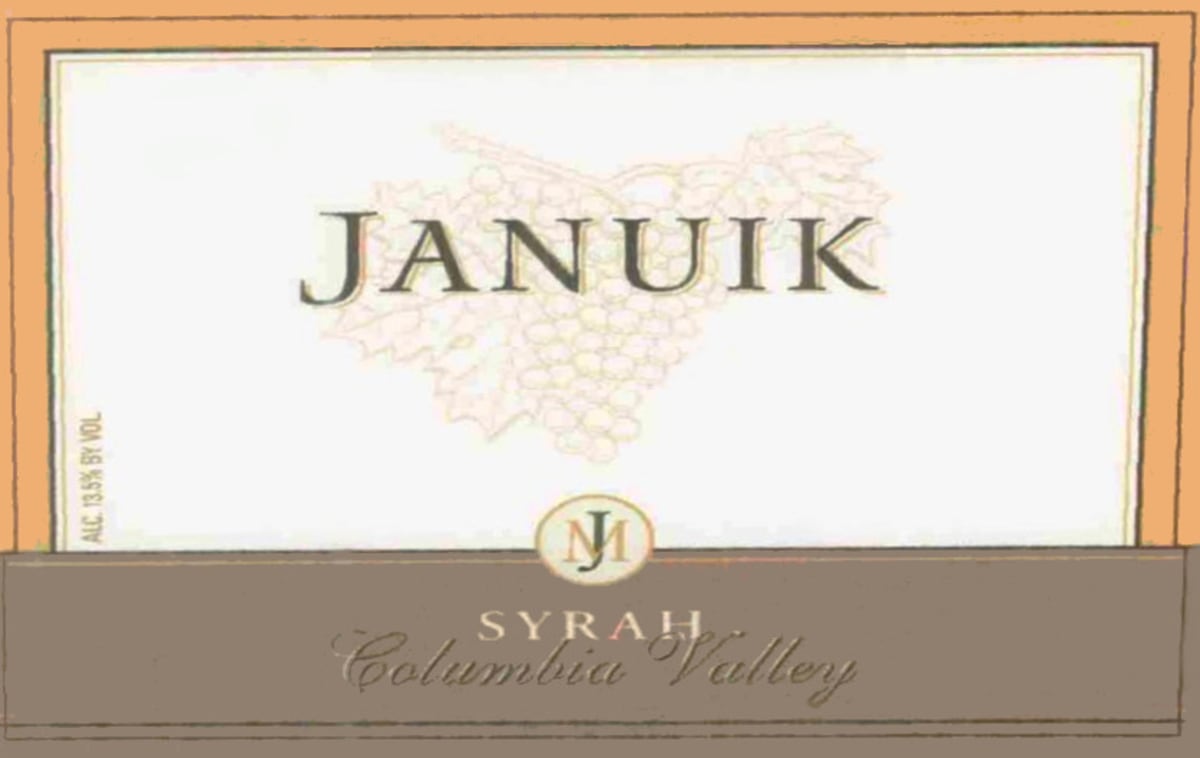 Januik Winery Columbia Valley Syrah 2011 Front Label
