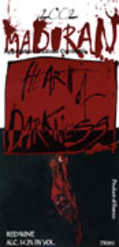 Bonny Doon Madiran Heart of Darkness 2002 Front Label