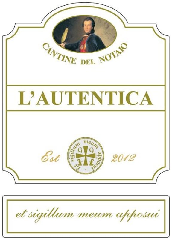 Cantine del Notaio Basilicata Dolce L'Autentica Bianco 2012 Front Label