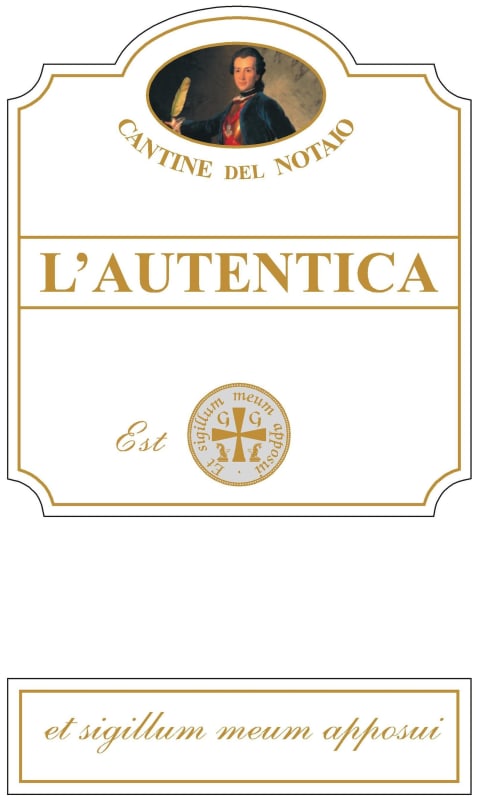 Cantine del Notaio Basilicata Dolce L'Autentica Bianco 2011 Front Label