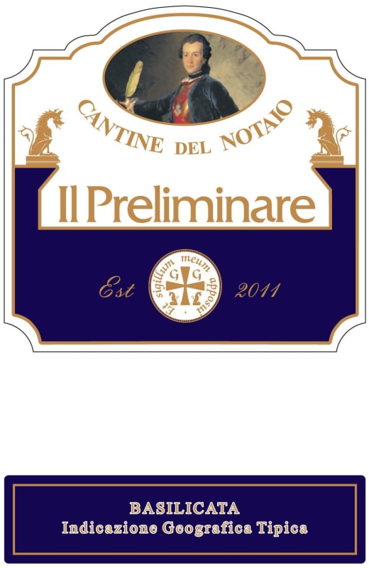 Cantine del Notaio Basilicata Il Preliminare Bianco Secco 2011 Front Label