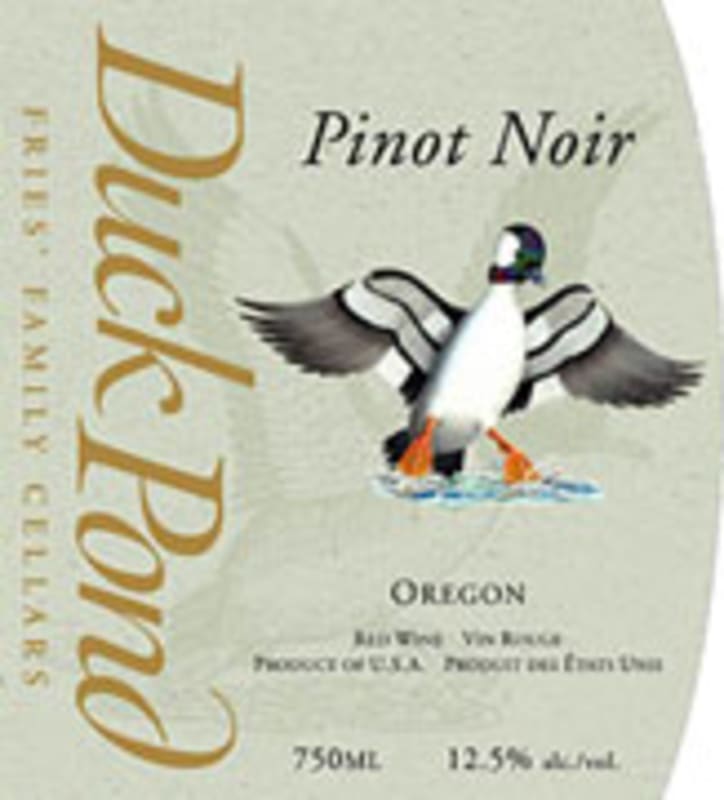 Duck Pond Willamette Valley Pinot Noir 2004 Front Label