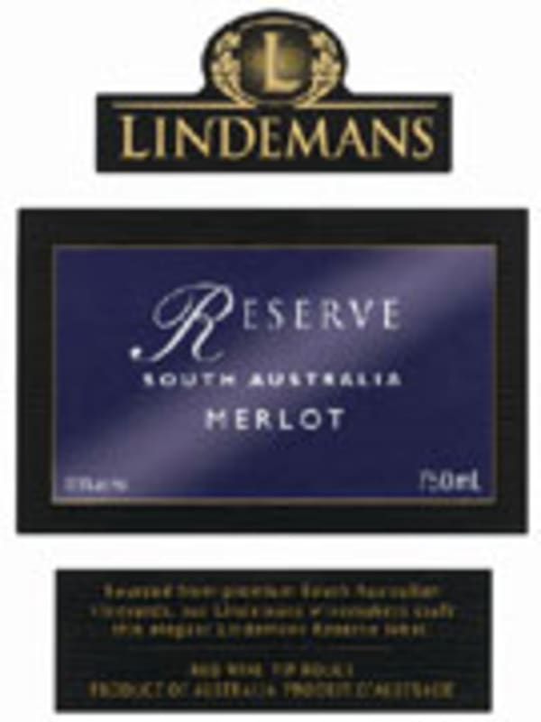 Lindeman’s Bin Series Reserve Merlot 2003 Front Label