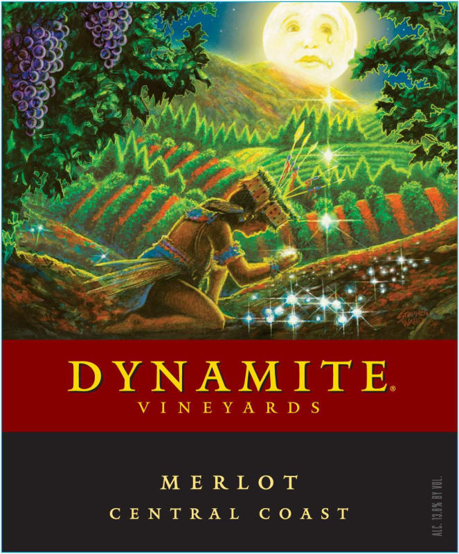 Dynamite Vineyards Merlot 2012 Front Label