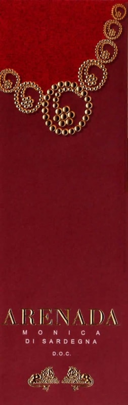 Cantine di Dolianova Monica di Sardegna Arenada 2014 Front Label