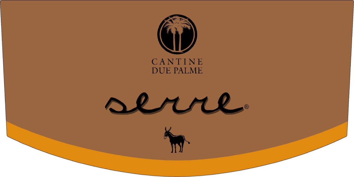 Cantine Due Palme Serre Susumaniello 2011 Front Label