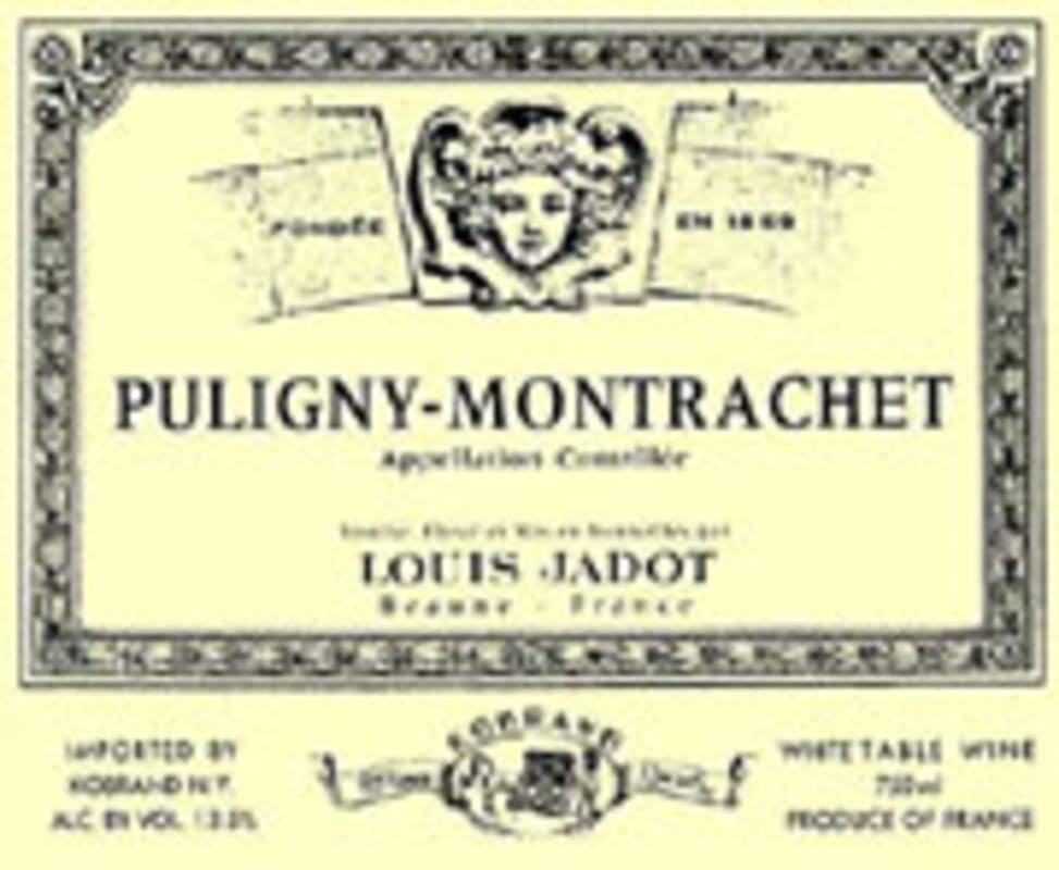 Louis Jadot Puligny-Montrachet 2000 Front Label