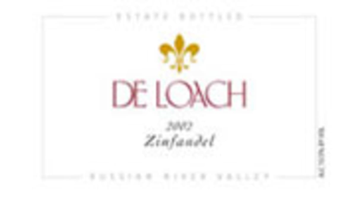 DeLoach Russian River Zinfandel 2002 Front Label