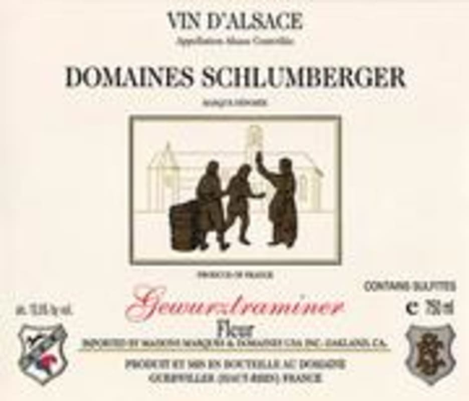 Domaines Schlumberger Fleur de Geubwiller Gewurztraminer 1994 Front Label