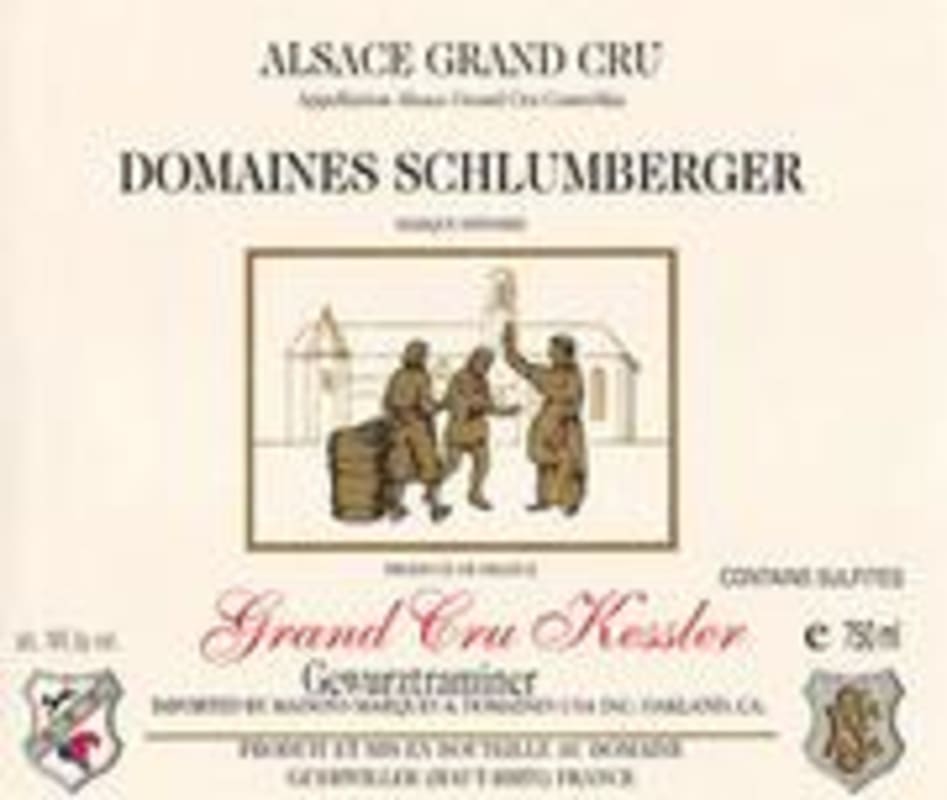 Domaines Schlumberger Kessler Grand Cru Gewurztraminer 1994 Front Label