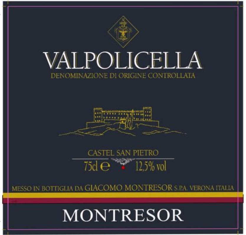Montresor Castel San Pietro Valpolicella 2009 Front Label