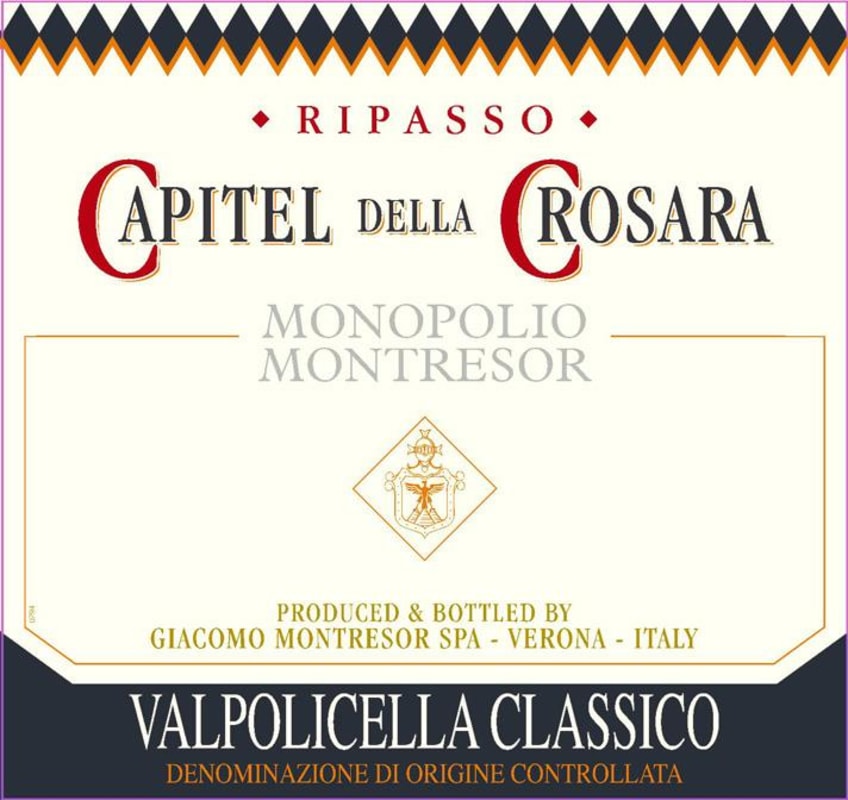 Montresor Capitel della Crosara Valpolicella Classico 2008 Front Label