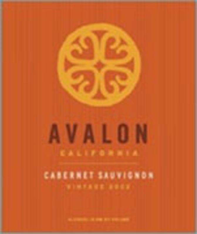 Avalon Napa Cabernet Sauvignon 2003 Front Label