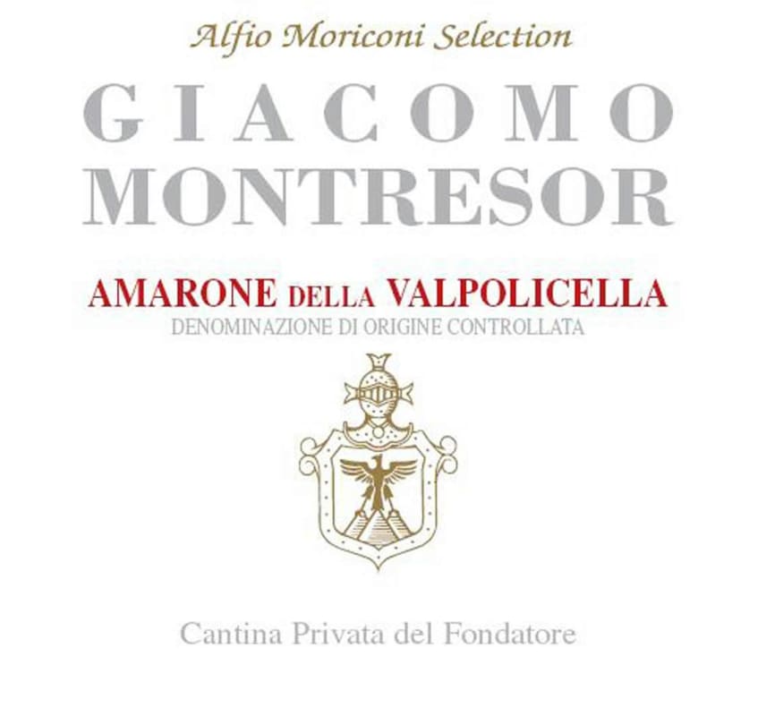 Montresor Fondatore Amarone della Valpolicella 2012 Front Label