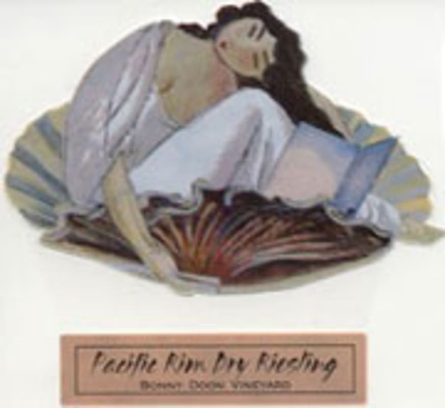 Bonny Doon Pacific Rim Dry Riesling 2004 Front Label