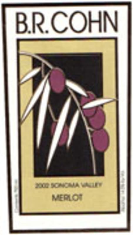 B.R. Cohn Sonoma Valley Merlot 2002 Front Label