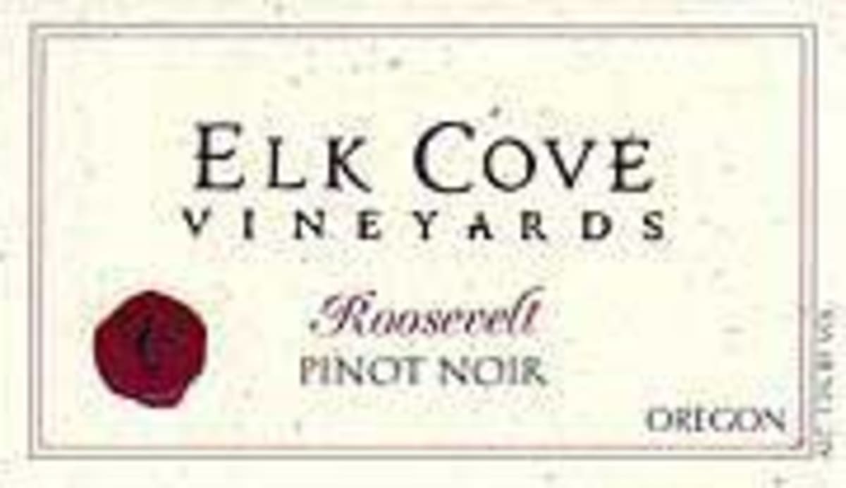 Elk Cove Roosevelt Pinot Noir 1996 Front Label