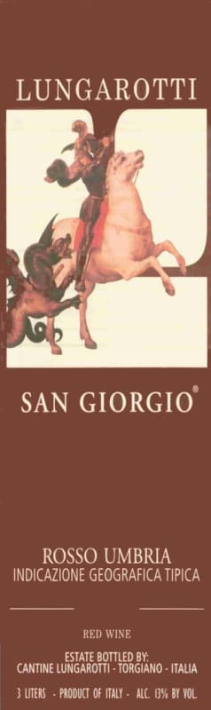 Lungarotti San Giorgio Rosso 2003 Front Label