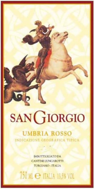 Lungarotti San Giorgio Rosso 2006 Front Label