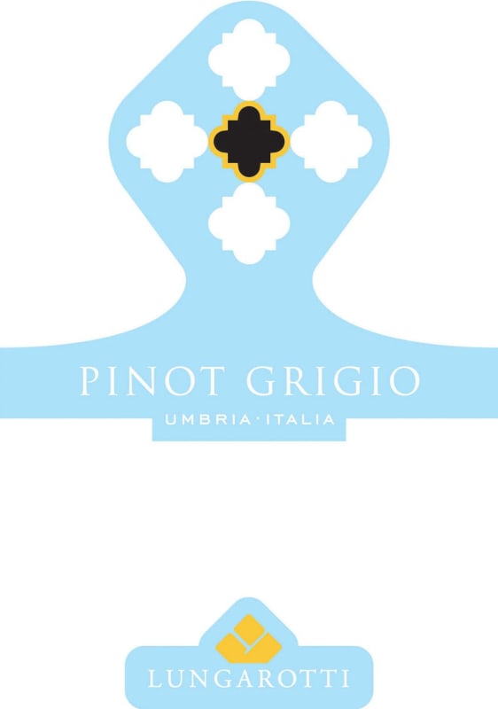 Lungarotti Pinot Grigio 2014 Front Label