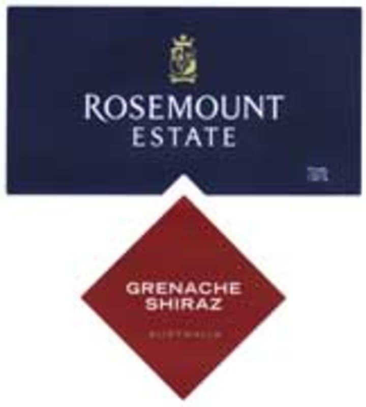 Rosemount Diamond Grenache-Shiraz 2004 Front Label