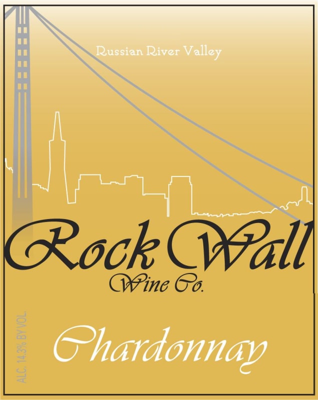 Rock Wall Sonoma County Chardonnay 2010 Front Label
