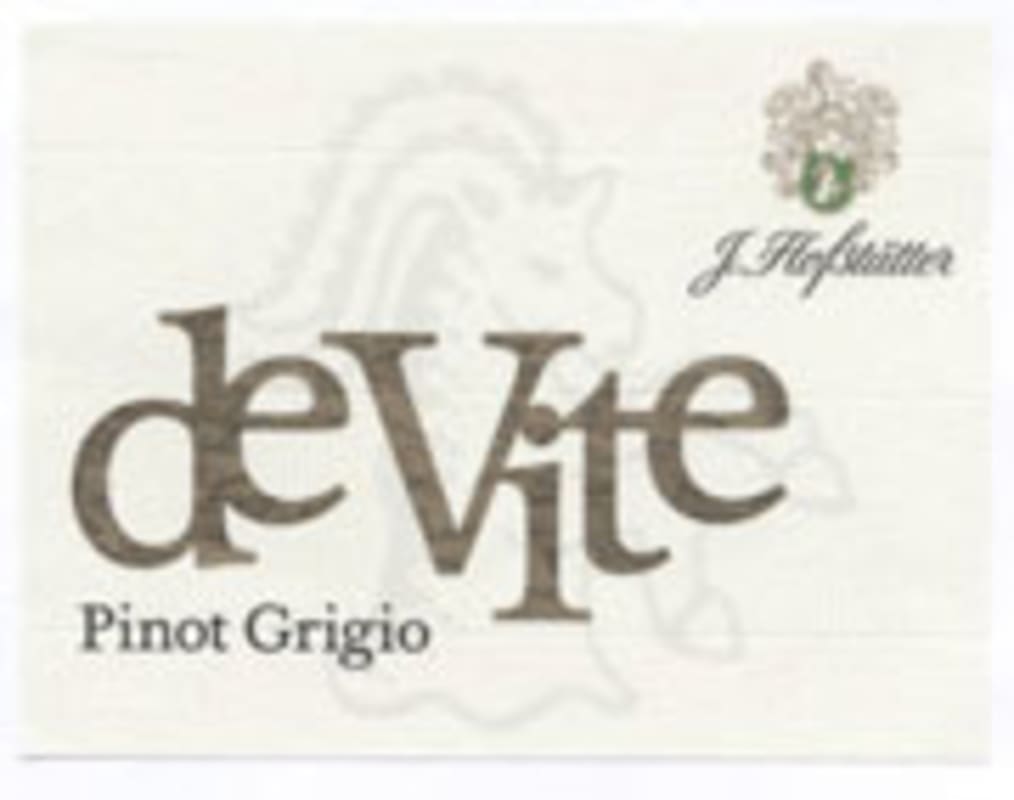 J. Hofstatter Pinot Grigio de Vite 2004 Front Label