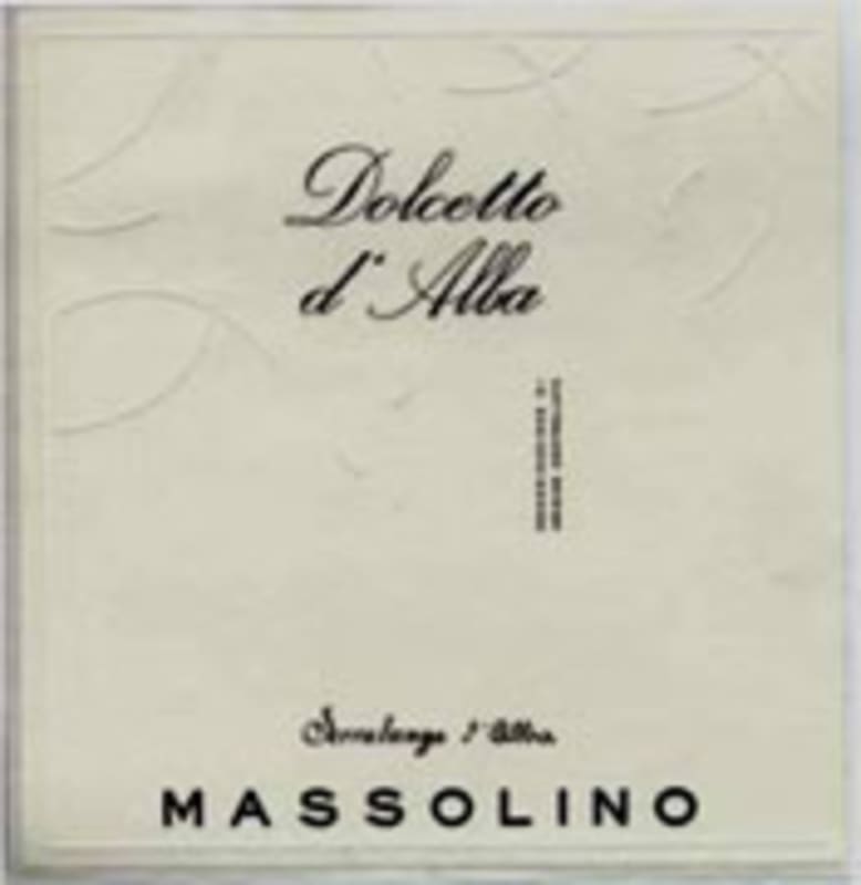Massolino Dolcetto d'Alba 2004 Front Label