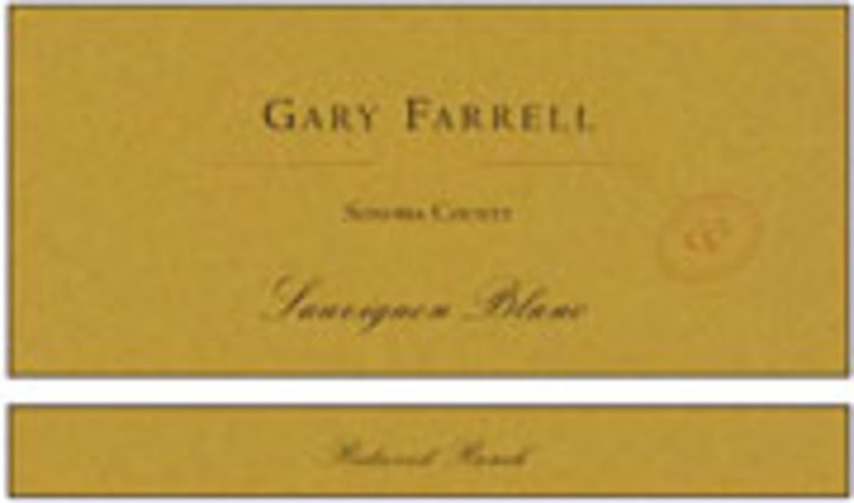 Gary Farrell Redwood Ranch Sauvignon Blanc 2004 Front Label