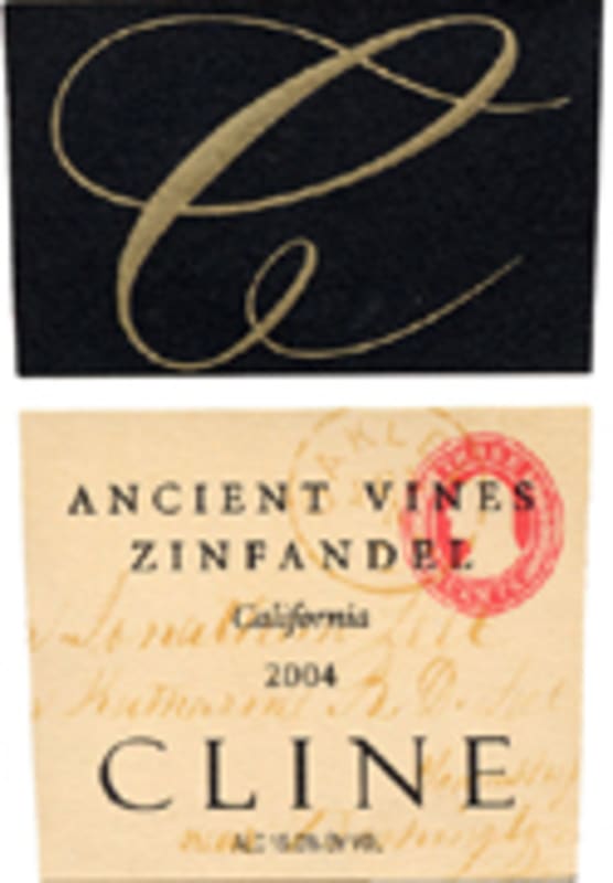 Cline Ancient Vines Zinfandel 2004 Front Label