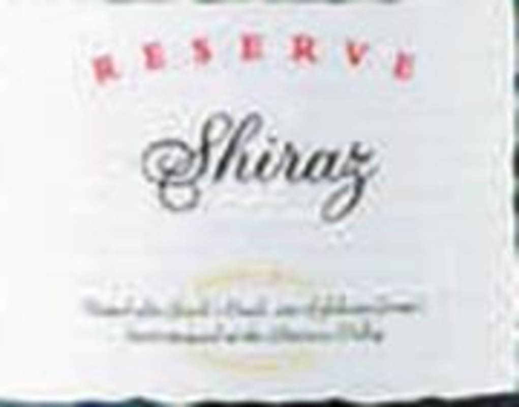 Jacob's Creek Barossa Reserve Shiraz 1996 Front Label
