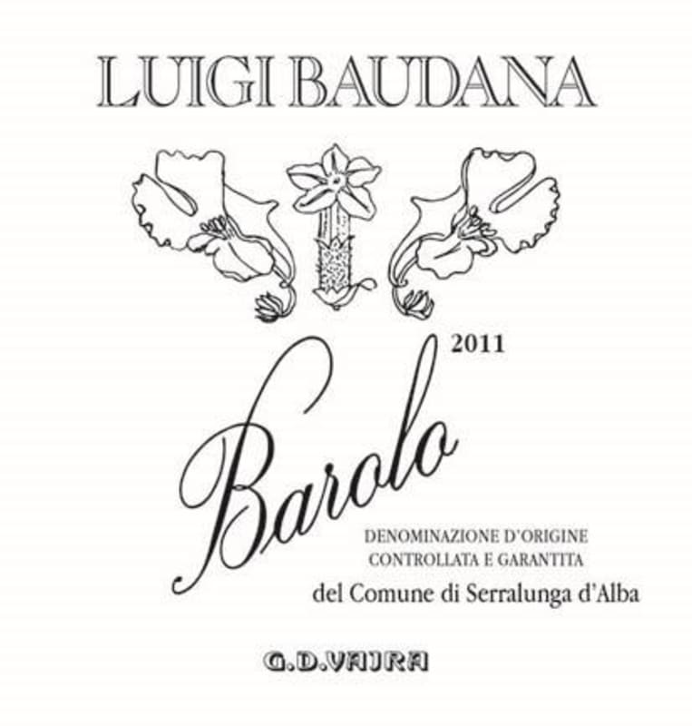 Luigi Baudana Barolo del Comune di Serralunga d'Alba 2011 Front Label