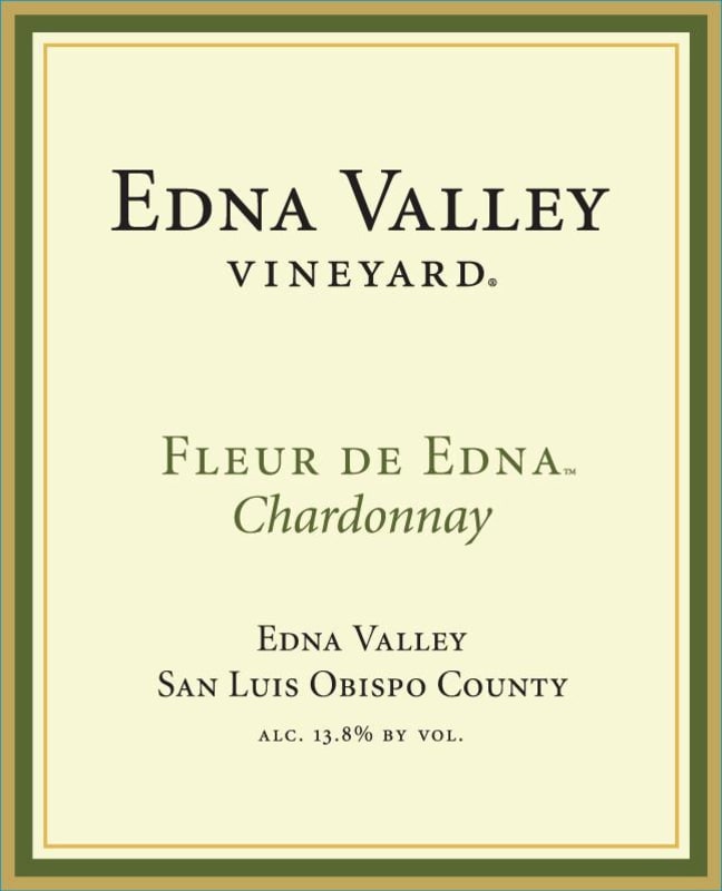 Edna Valley Vineyard Fleur de Edna Chardonnay 2012 Front Label