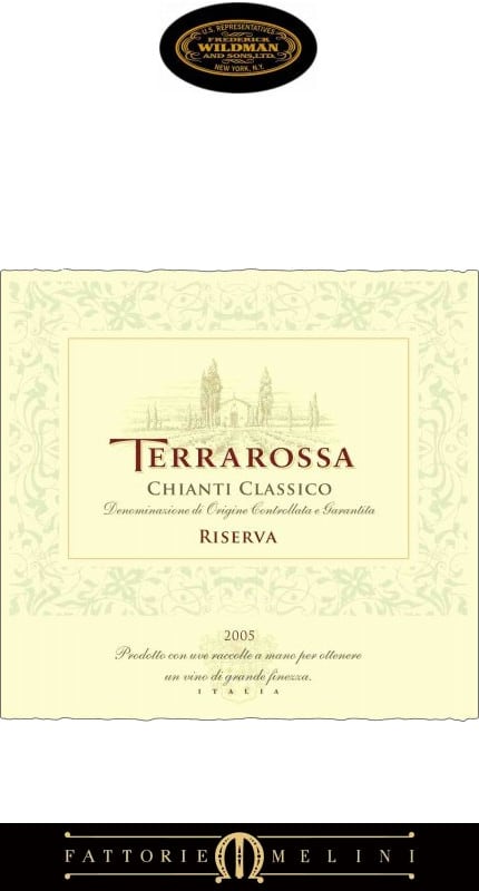 Fattorie Melini Chianti Classico Terrarossa Riserva 2005 Front Label