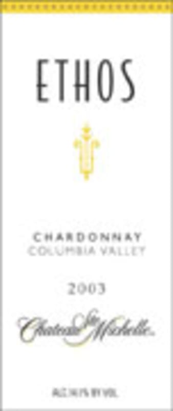Chateau Ste. Michelle Ethos Chardonnay 2003 Front Label