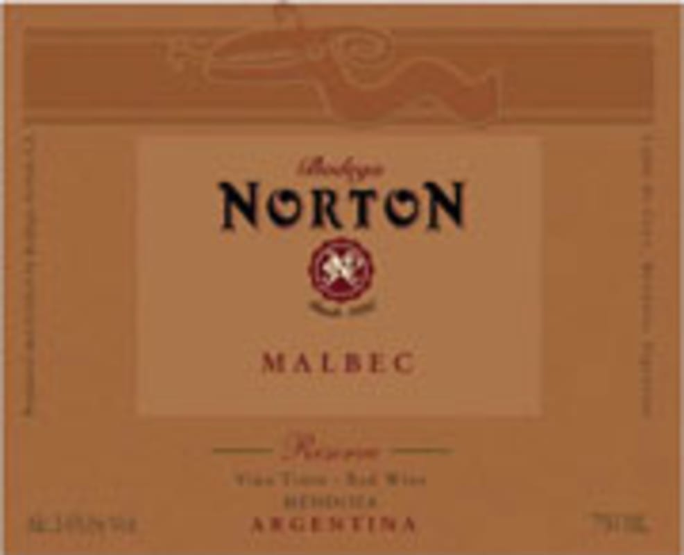 Bodega Norton Reserva Malbec 2003 Front Label