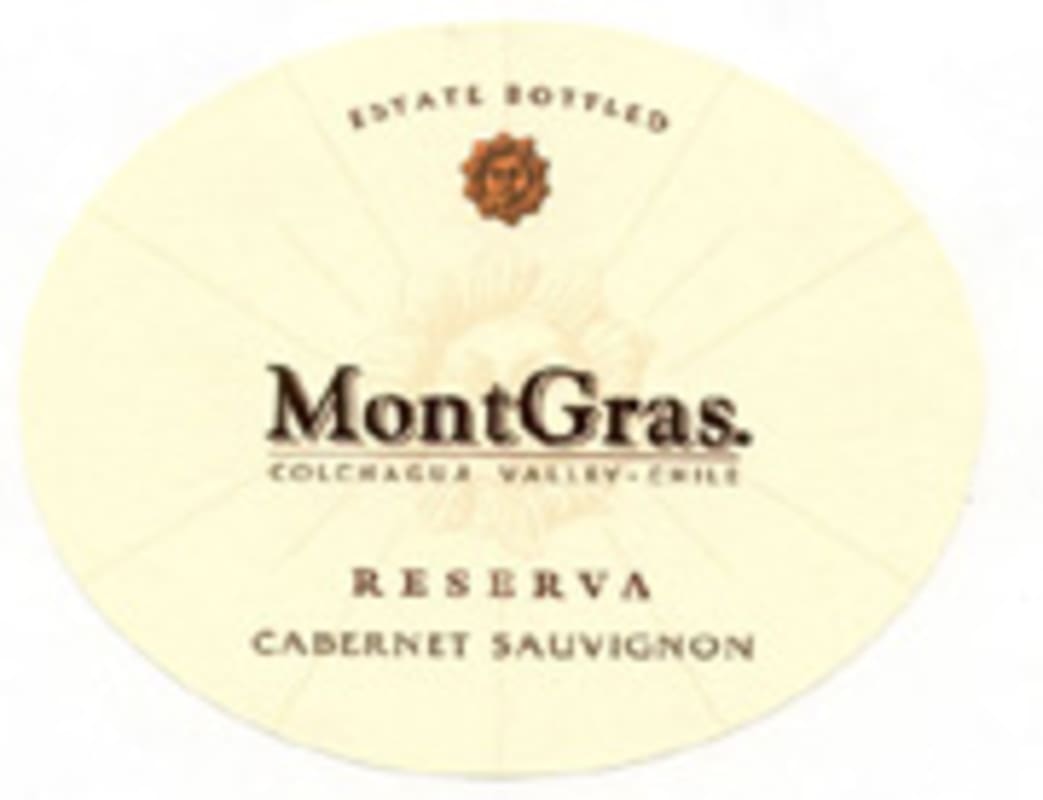 MontGras Reserva Cabernet Sauvignon 2004 Front Label