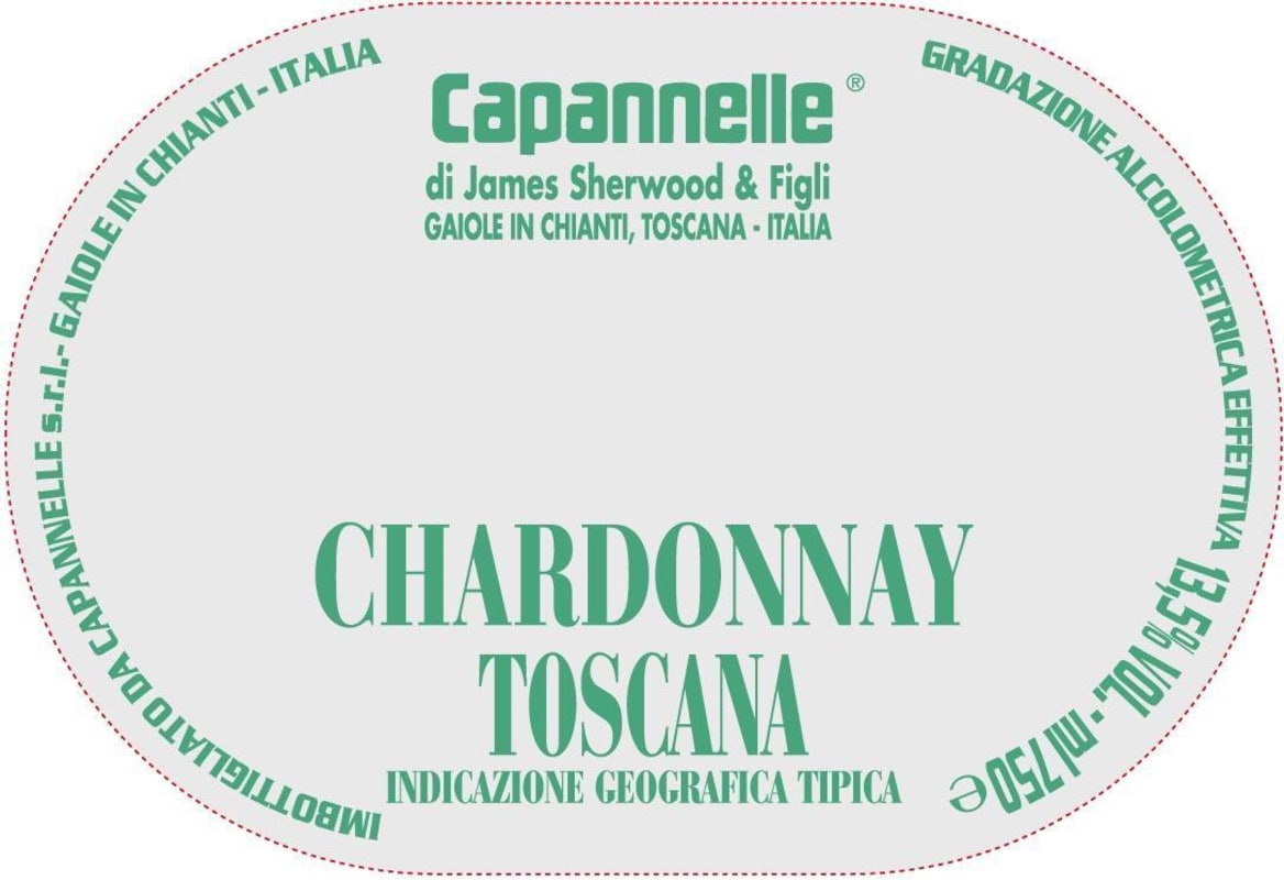 Capannelle Chardonnay Toscana 2011 Front Label