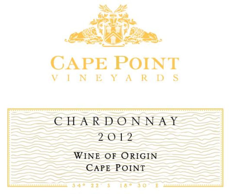 Cape Point Chardonnay 2012 Front Label