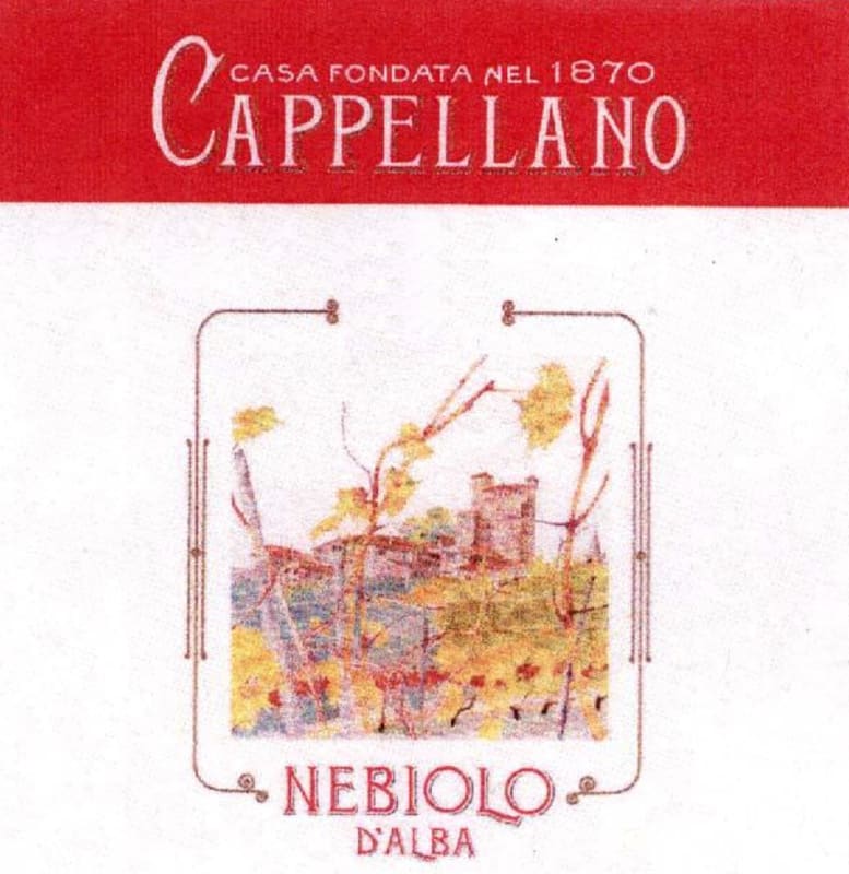 Cappellano Nebiolo d'Alba 2008 Front Label