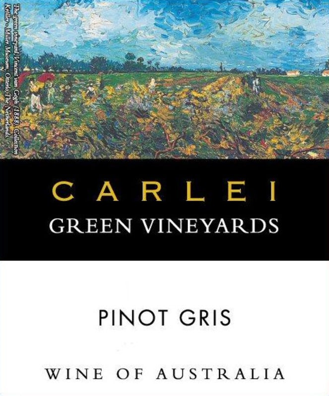 Carlei - Green Vineyards Pinot Gris 2012 Front Label