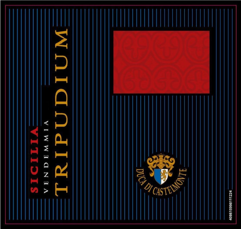 Pellegrino Duca di Castelmonte Tripudium 2013 Front Label