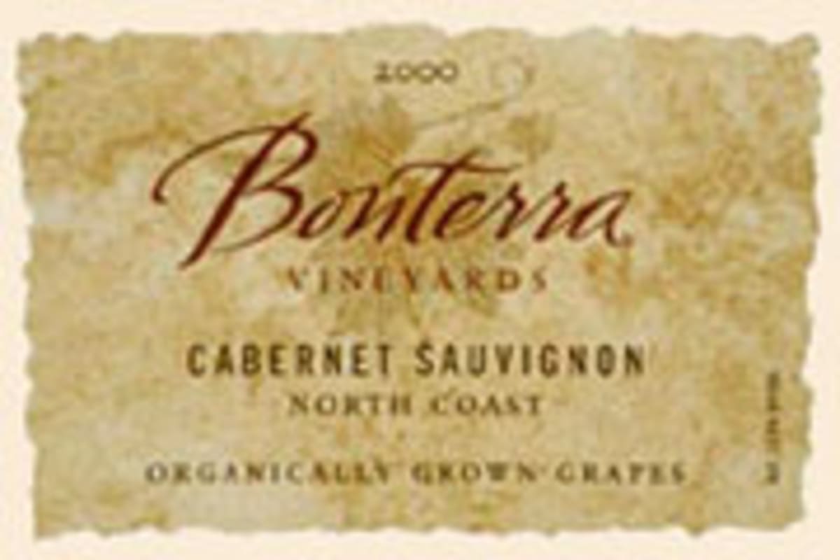 Bonterra Organically Grown Cabernet Sauvignon 2002 Front Label